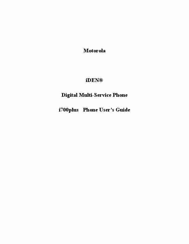 Motorola Cell Phone i700plus-page_pdf